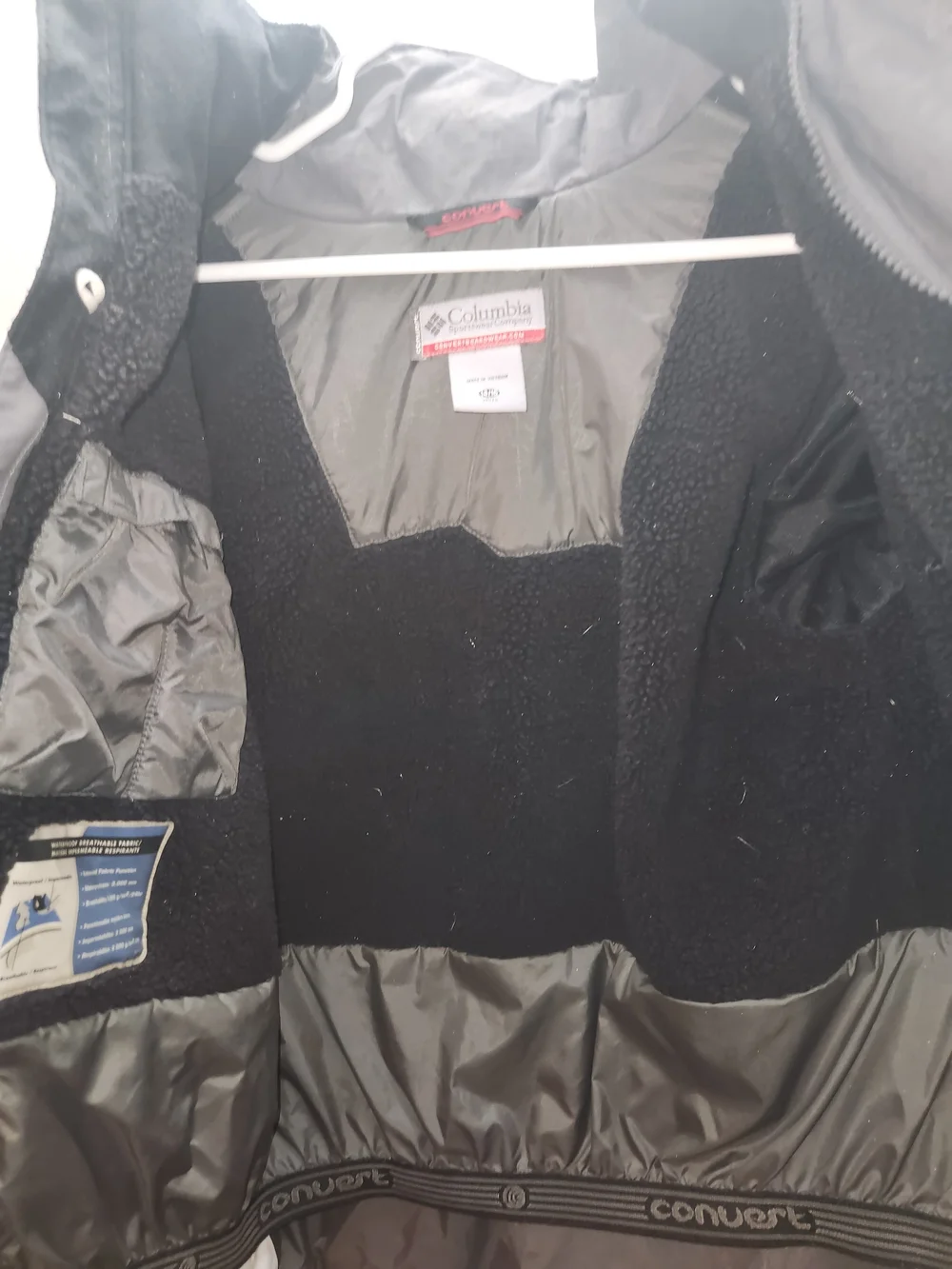 Columbia Convert Ski/Snowboarding Waterproof Zip Up Hooded Jacket